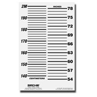 

Sirchie Identification Height Screen, English/Metric, Unmounted