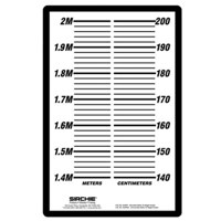 

Sirchie Identification Height Screen, Metric, Mounted