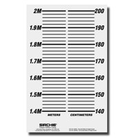 

Sirchie Identification Height Screen, English, Unmounted