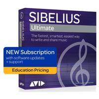 

Sibelius Sibelius Ultimate 1 Year Subscription, Education Pricing, Boxed