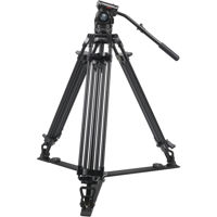 

Sirui BCT-2003 BCT Series Aluminum Video Tripod with 75mm BCH-10 BCH Series Fluid Video Head, 13.2 lb Capacity