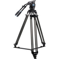 

Sirui BCT-3202 BCT Series Carbon Fiber Video Tripod with 100mm BCH-30 BCH Series Fluid Video Head, 39.7 lb Capacity
