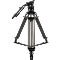 

Sirui BCT-3203 BCT Series Carbon Fiber Video Tripod with 100mm BCH-30 BCH Series Fluid Video Head, 39.7 lb Capacity