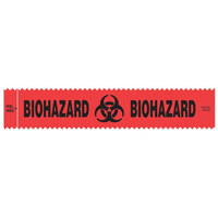 

Sirchie 1.37x7" Evidence Integrity Biohazard Strips, 100 Pack, Red