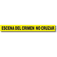 

Sirchie "Escena Del Crimen No Cruzar" Barrier Tape without Dispenser Boxes, 8 Pack