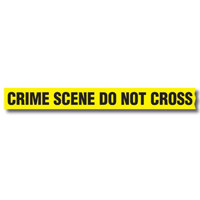 

Sirchie Barrier Tape: "Crime Scene Do Not Cross" with Dispenser Box, 3"x1000'