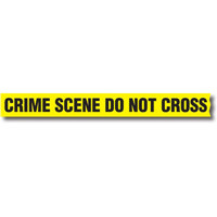 

Sirchie Barrier Tape: "Crime Scene Do Not Cross" without Dispenser Box, 3"x1000', 8 Pack