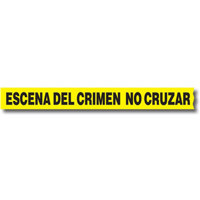 

Sirchie Barrier Tape "Escena Del Crimen No Cruzar" with Dispenser Box
