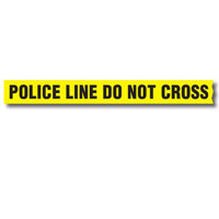 

Sirchie Barrier Tape "POLICE LINE DO NOT CROSS" without Dispenser Boxes, 8 Pack, 1000' Rolls