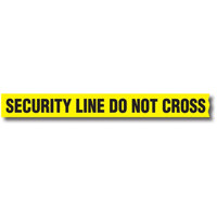 

Sirchie Barrier Tape "SECURITY LINE DO NOT CROSS" without Dispenser Boxes, 8 Pack, 1000' Rolls.