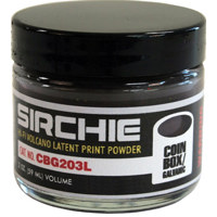 

Sirchie "Hi-Fi" Latent Print Powder for Oily Vending Machine Coin Boxes or Galvanized Surfaces, 2 oz/59ml