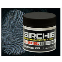 

Sirchie DNA Free Indestructible Latent Finger Print Powder, 1oz, White