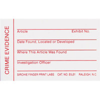 

Sirchie Evidence Identification Labels, 100 Each