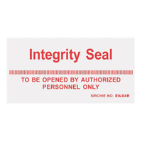 

Sirchie Sirchseal Integrity Seal Labels, 100 Per Roll, 1.5x3"