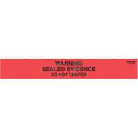 

Sirchie Warning Sealed Evidence Labels, 1x7" Size, Roll of 100