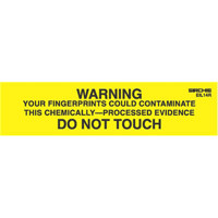 

Sirchie "Warning - Do Not Touch" Labels, 1x4", Roll of 250