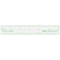 

Sirchie Vinyl Photo Evidence 6" Ruler, Fluorescent Green on White, Set of 10