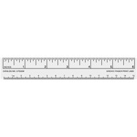 

Sirchie Vinyl Photo Evidence 6" Ruler, Black on White, Set of 10