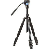 

Sirui ET-1004 4-Section Aluminum Travel Tripod with VA-5 Ultra-Compact Video Head, 7 Lbs Capacity, 55" Max Height