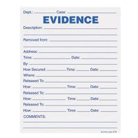 

Sirchie Combo EvidenceChain of Possession 4x5" Label, 100 Each