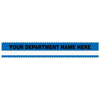 

Sirchie E-Z Peel Evidence Tape, Custom Imprint, 108', Blue with White Stripe