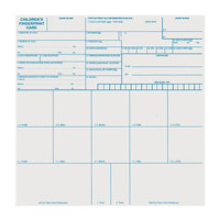 

Sirchie Standard 8x8" Child Fingerprint Card, Set of 100