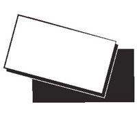 

Sirchie Search Reversible Backing Cards, Pack of 100