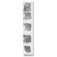 

Sirchie Postmortem Record Strips with Adhesive Back, Left Hand, 100 Each
