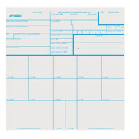 

Sirchie Applicant Record Cards with ORI Imprint, 8x8", Set of 100