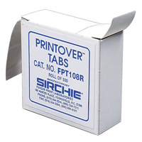 

Sirchie Printover Tabs, Roll of 500 Each