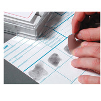 

Sirchie Srichie PrintOver Individually Cut Fingerprint Tabs, 1-5/16x1.5", 1000 Each