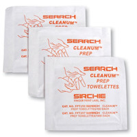 

Sirchie Search Cleanum Prep Towelettes, Set of 100