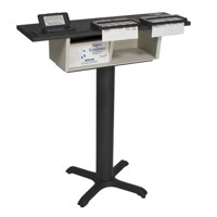 

Sirchie Regular Pedestal Porelon Fingerprint Unit with Double Cardholder