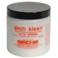 

Sirchie Sirch-Kleen Fingerprint Ink Remover Pads, Set of 100