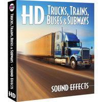 

Sound Ideas HD-Trucks, Trains, Buses & Subways Sound Effects Library on Hard Drive, for Mac