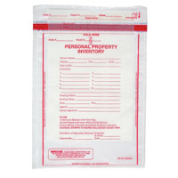 

Sirchie 9x12" Personal Property Inventory Bag, 500 Each