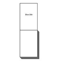

Sirchie Lifted Print Backing Sheet Pads, 5.5x8.5", 50 Each, Gloss White
