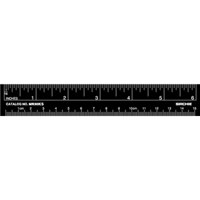 

Sirchie 6" Magnetic Evidence Scale, White on Black, Set of 10