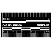 

Sirchie Magnetic Photo Evidence Scales, 2", 10 Each, White on Black