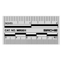 

Sirchie Magnetic Photo Evidence Scales, 2", 10 Each, Black on Gray