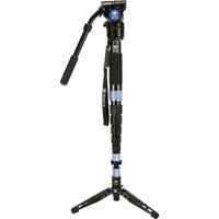 

Sirui P-224SR Multifunction 4 Section Carbon Fiber Monopod with Feet and VA-5 Video Head