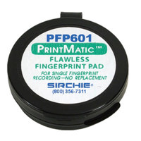

Sirchie PrintMatic Thermoplastic Fingerprint Ink Pad, 1.63" Diameter