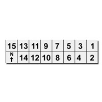

Sirchie Photo Identifier Small Numbers Booklet, 25 Sheets