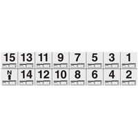 

Sirchie Photo Measure and Identifier, Numbers with 0-2cm, 10 Pack