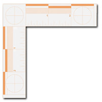 

Sirchie Fluorescent Forensic Scales, Set Of 5, Orange Ink