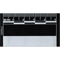 

Sirchie 5cm Metal Photo Evidence Scale, Black with White Numbers