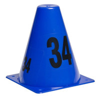 

Sirchie SIRCHMARK 6" Evidence Marking Cones, Set of 20, Sequence 21-40, Blue