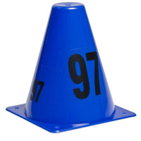 

Sirchie SIRCHMARK 6" Evidence Marking Cones, Set of 20, Sequence 81-100, Blue