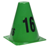

Sirchie SIRCHMARK 6" Evidence Marking Cones, Set of 20, Sequence 1-20, Green