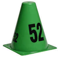 

Sirchie SIRCHMARK 6" Evidence Marking Cones, Set of 20, Sequence 41-60, Green